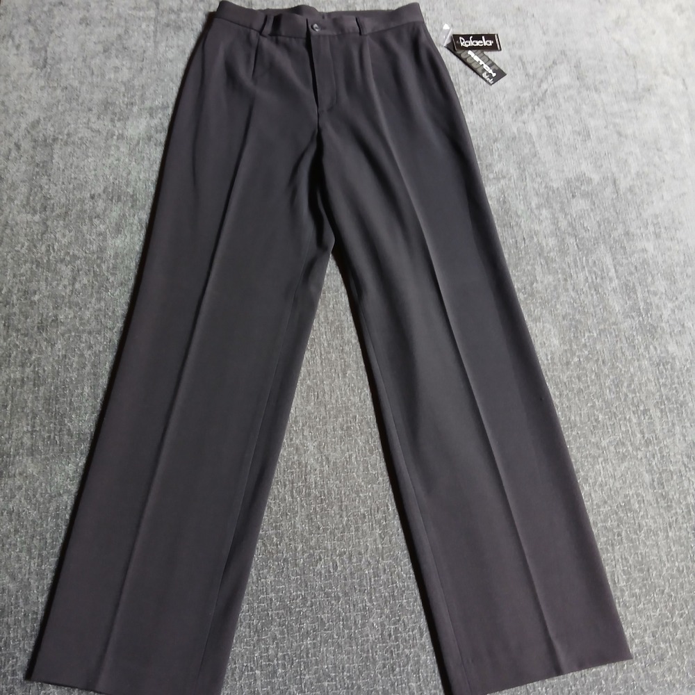 Rafaella Womens Black 2-Way Stretch Wide Leg Dress Pants Size 4 NWT!